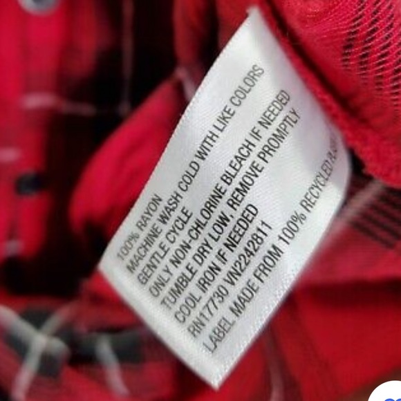 ♥️Wild Fable Belle Sleeve Plaid Crop Top - Picture 11 of 12